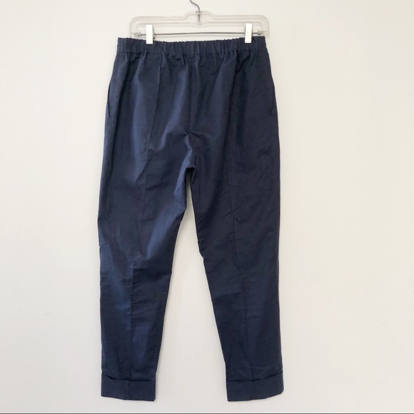 Kenzo drawstring linen blend cuffed crop pants - Picture 9 of 11